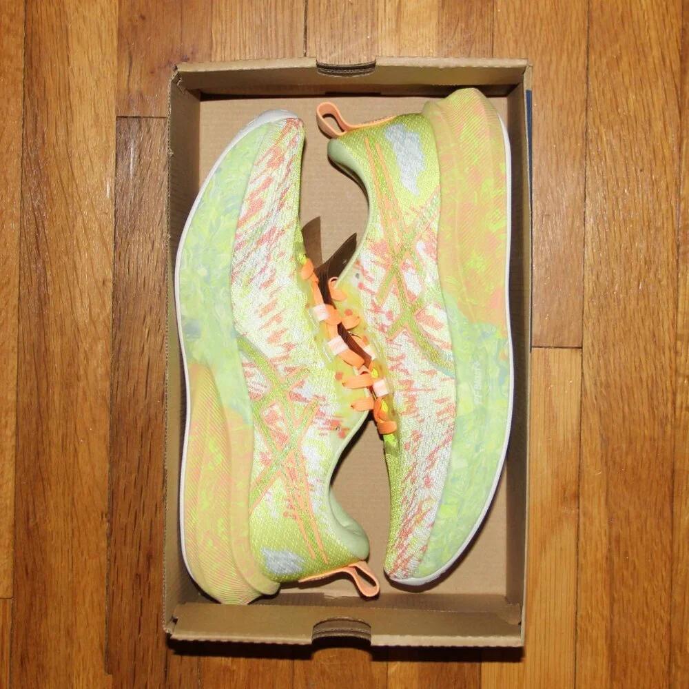 Asics Noosa Tri 16 Running Shoes Men 8 Cool Matcha Marbled Triathlon